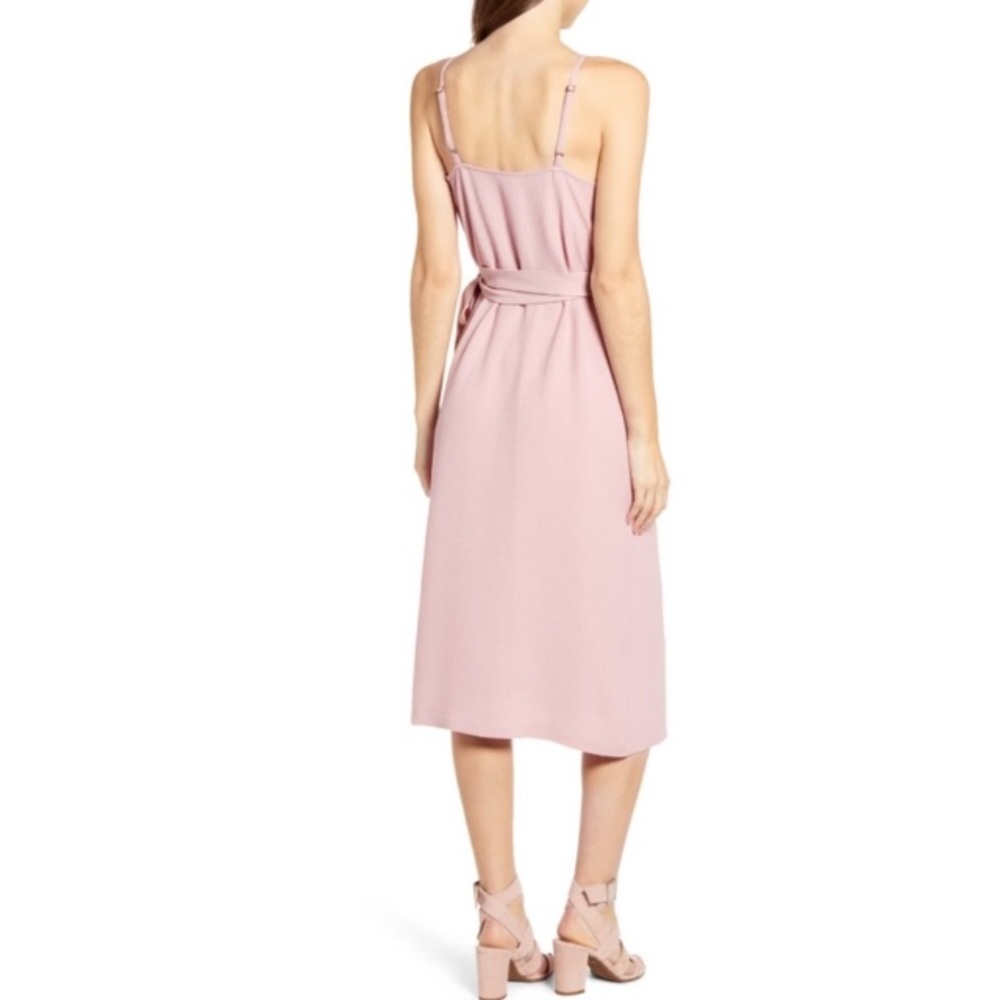 Pink WRAP DRESS - Picture 3 of 5